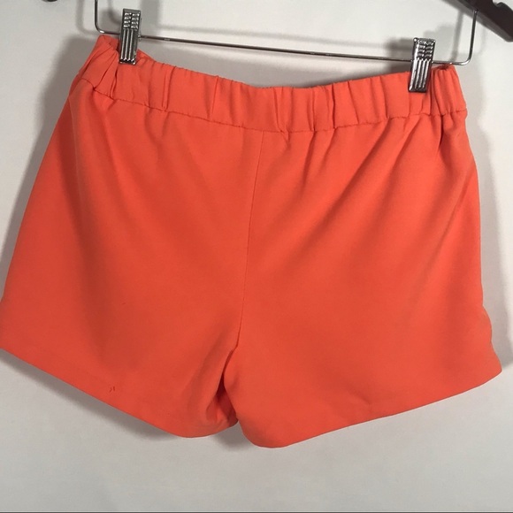 Mossimo Orange Pleated Shorts Size XS - Picture 2 of 6